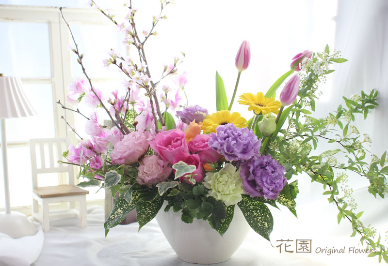 アレンジメントフラワー　桜日和 ARR0153